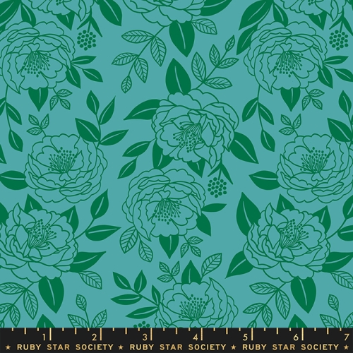 Patchwork Baumwolle - Ruby Star Society - Melody Miller - Rise and Shine - Garden Glow Florals Background Blender